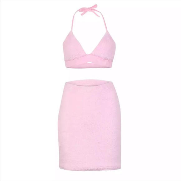 Fuzzy Halter Set - Picture 2 of 4